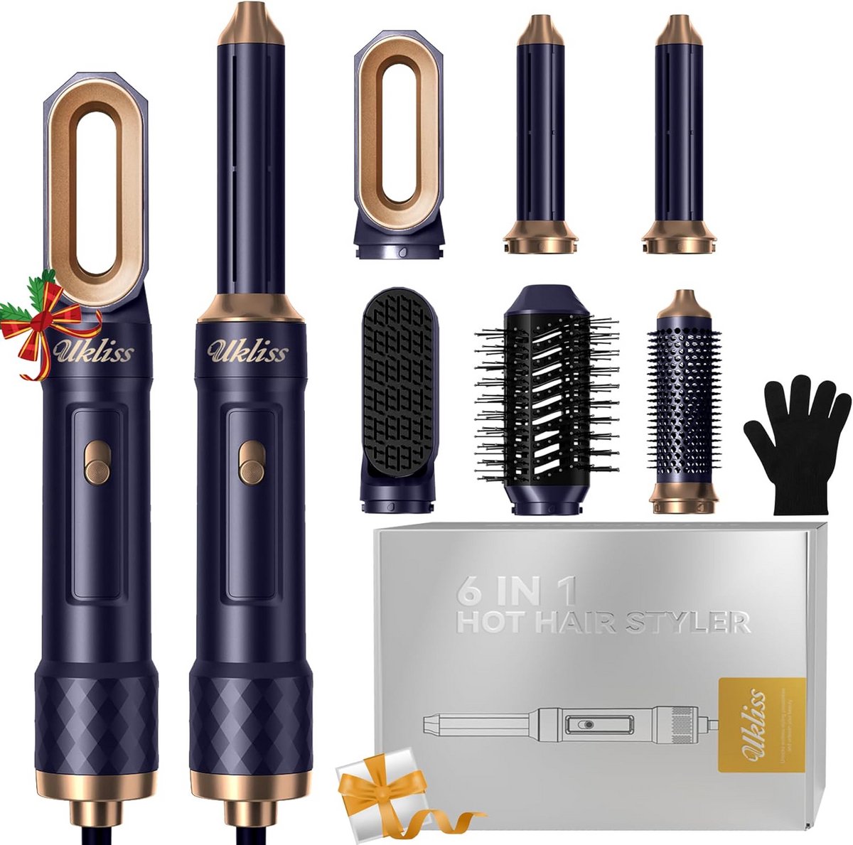 Hete Luchtborstel Föhn en Styler voor Fijn Haar - 3-in-1 Stylingtool
