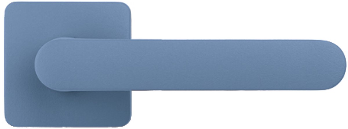 Deurkruk OneQ - Colombo Design Mood Collection - Ocean Blue - vierkant rozet - set