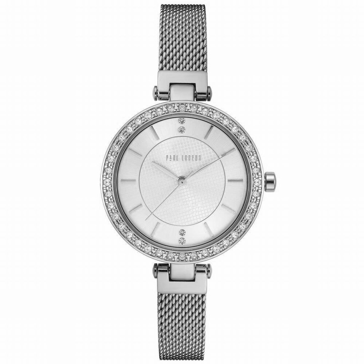Paul Lorens PL10995B-3C1 - Dameshorloge - Zilverkleurig - Sieraden - Klassiek Ontwerp