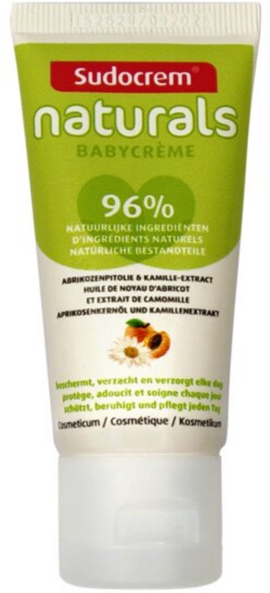 Sudocrem Naturals Babycrème Beschermingszalf - 30 Gram Tube