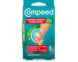 Compeed Blarenpleisters Extreme - Blarenpleisters - blarenpleisters bieden directe pijnverlichting, snellere genezing - 6 stuks