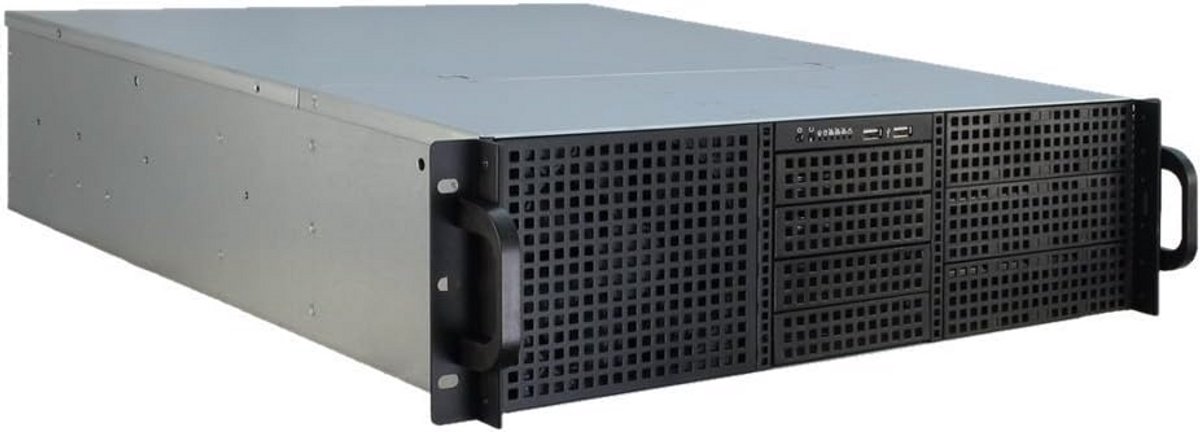 3U Rack Server Behuizing 55cm voor Diverse Harde Schijven