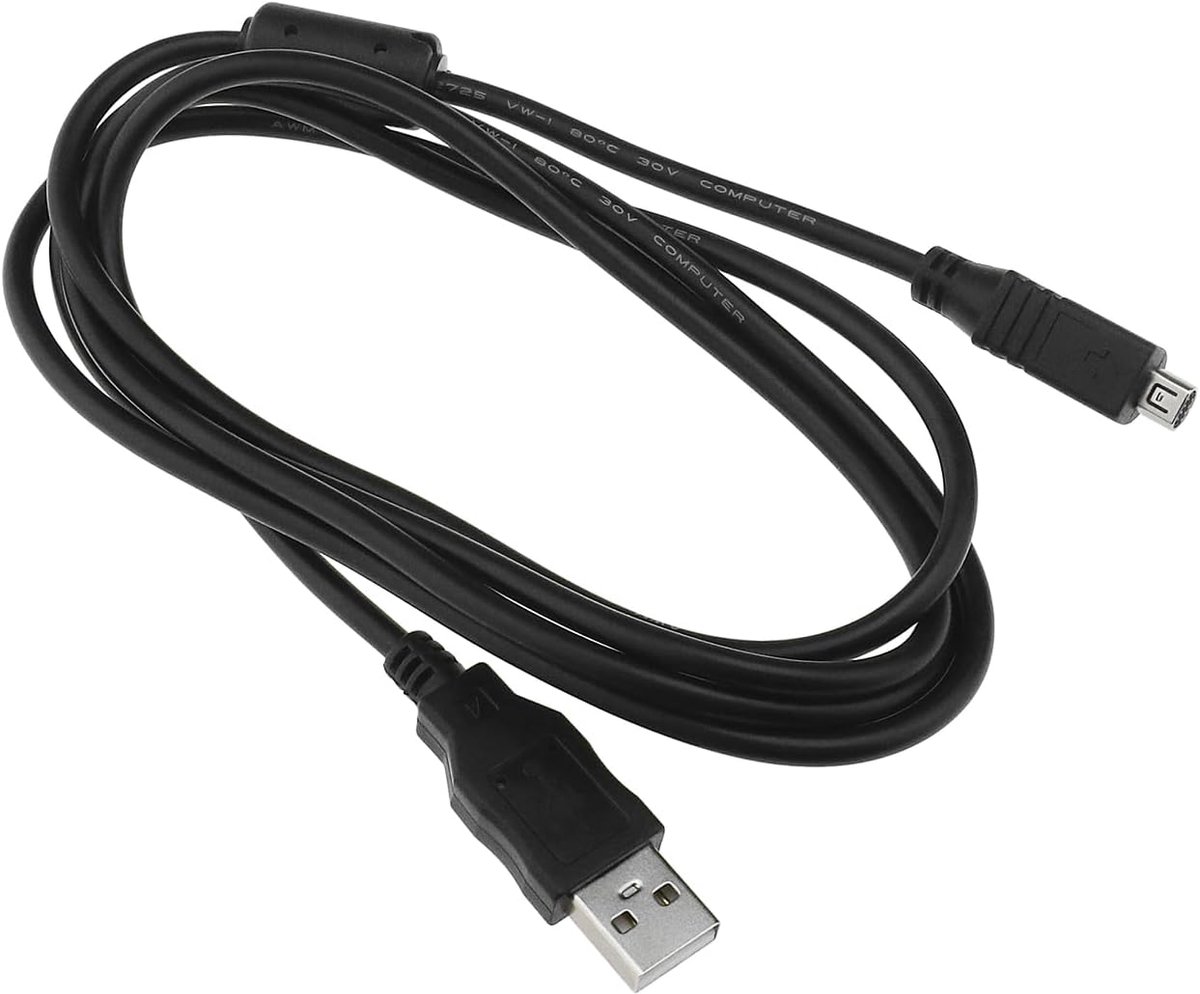 Data Sync Kabel - Video Overdracht - Camera naar PC - 10-pins Connector - 15 Meter - Zwart