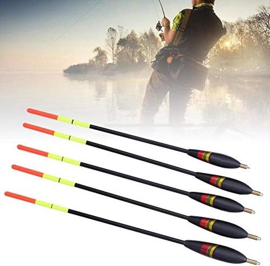 Dailygoods - Watris Veiyi Dobbers, 5 stuks zwemmervissen, waglerdobbers, foreldobbers, hengeldobbers, dobbers, dobbers, set visaccessoires van Dailygoods — afbeelding 5