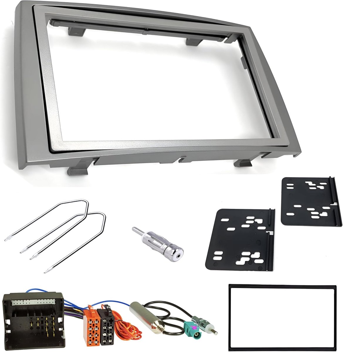 Radio Adapter Set - Montagekit Frontpaneel - Auto Radio Installatie - Specifiek Model Ontwerp - 2 DIN - Zwart