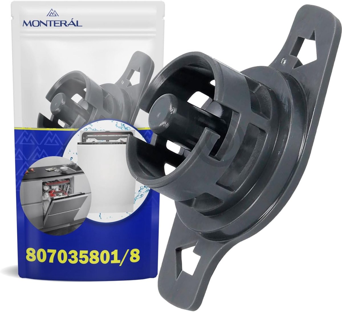Vaatwasser Sproeiarm Houder - Reserveonderdeel Vaatwasser - Efficiënt Reinigen - Originele Code Compatibel - 75 x 3 x 58 cm