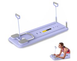Pilates Bord - Buikspiertrainers - Thuis Workout - Pilatesboard - Multi-functioneel Fitness Board - Paars