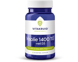 Vitakruid Visolie 1400 TG Met D3 - 30 capsules