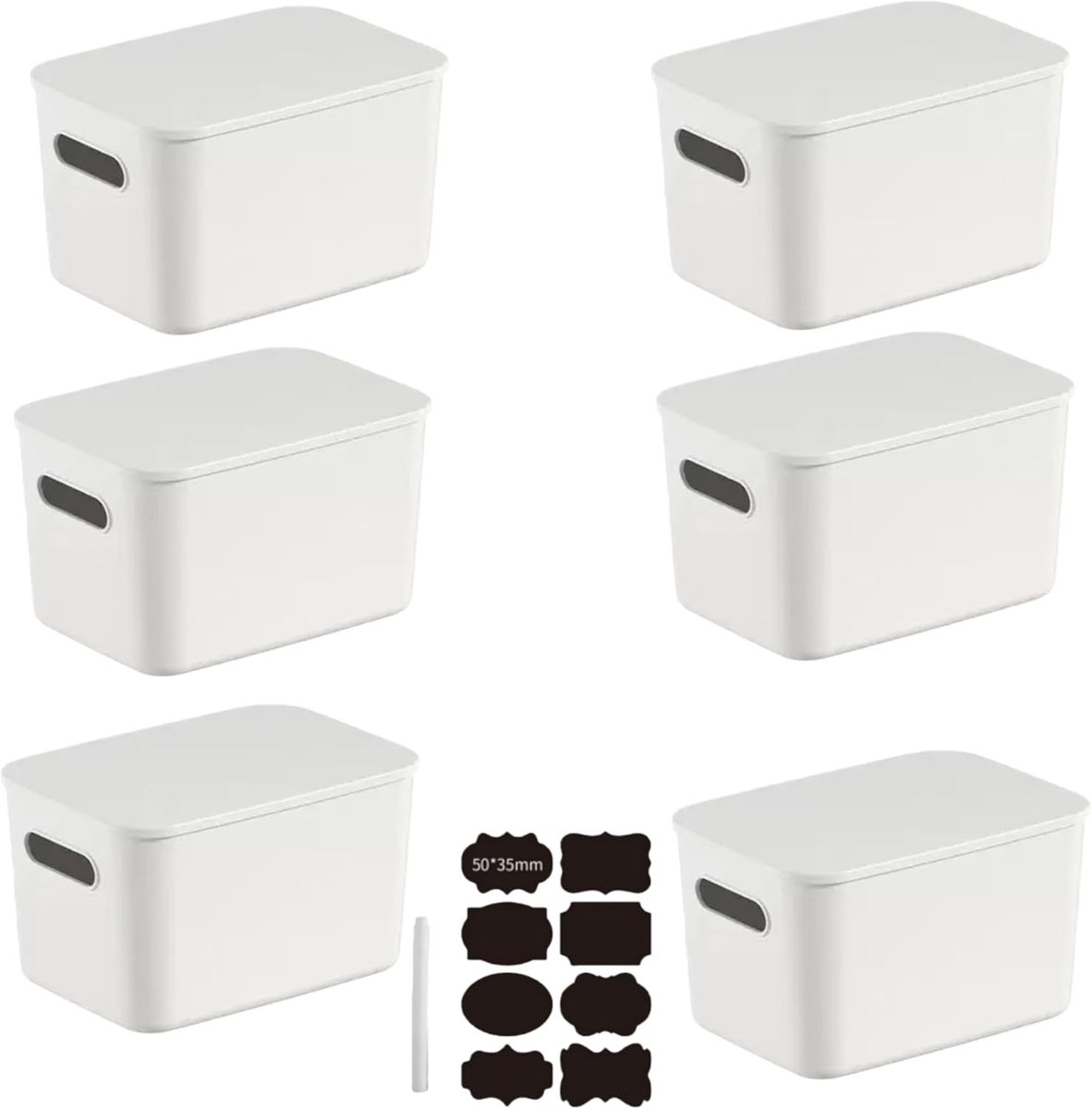 Opbergbak Met Deksel - Opbergdoos - Opbergbox - opbergsysteem