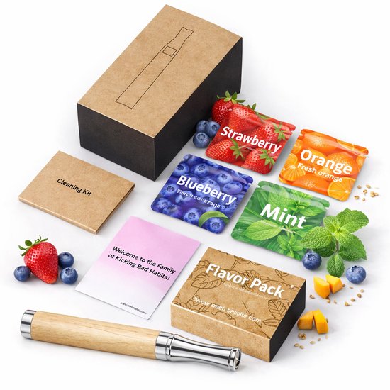 Vela Airvaper - Vape - Stoppen met Roken - Anti Rook Ketting - Inclusief 4  Smaken... | bol