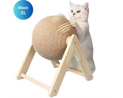 Janse® Katten krab bal XL - Katten speelgoed - Krabmeubel - Kattenkrabpaal - Krabplank - Krabbal - Kattenspeeltjes - Krabbol - Katten cadeau - Scratch toy