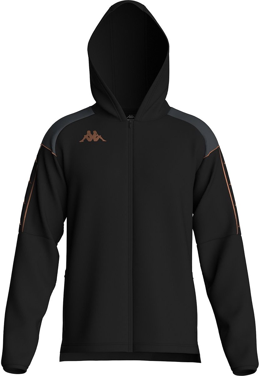 Kappa Miordizi Sweater Met Kap Heren - Zwart / Grijs | Maat: L