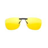 Loud and Clear® Nachtbril - Clip On - Overzet - Opzet - Voorzet - Auto - Gepolariseerd - 130x43mm