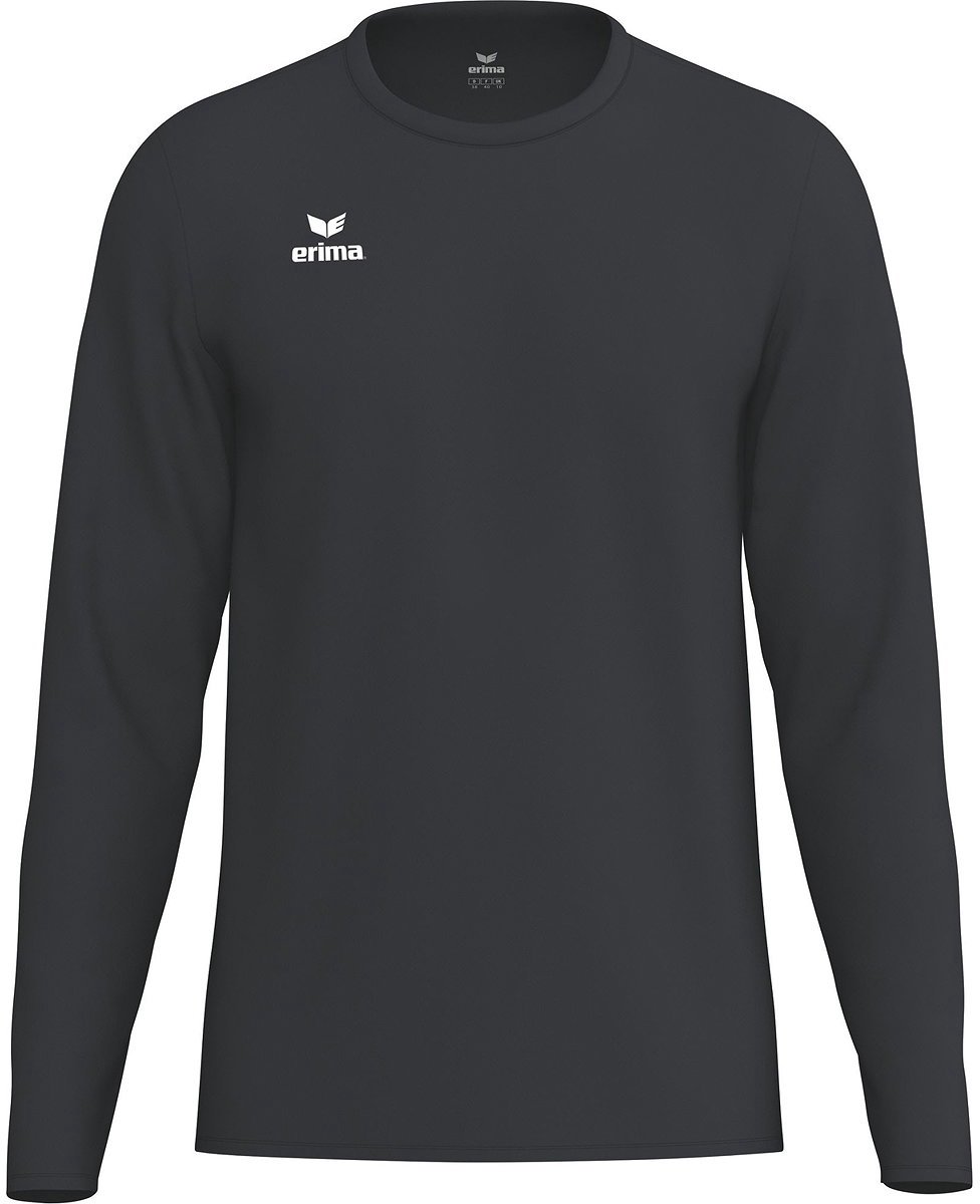 Erima Intro Voetbalshirt Lange Mouw Heren - Zwart | Maat: 3XL