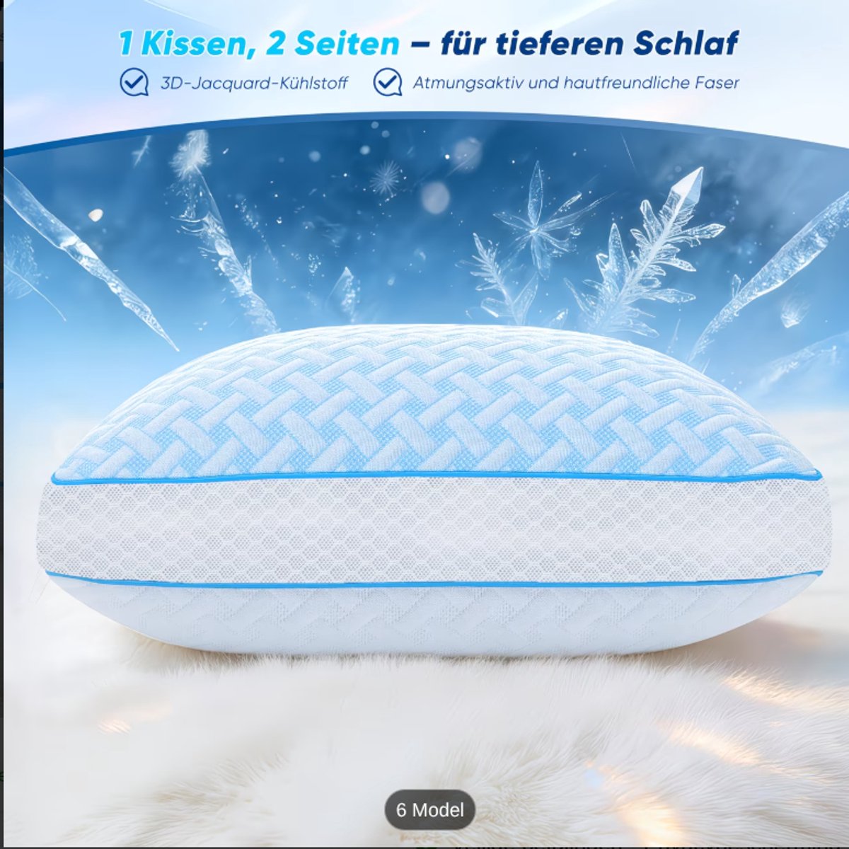 Kussen met gel-infusie