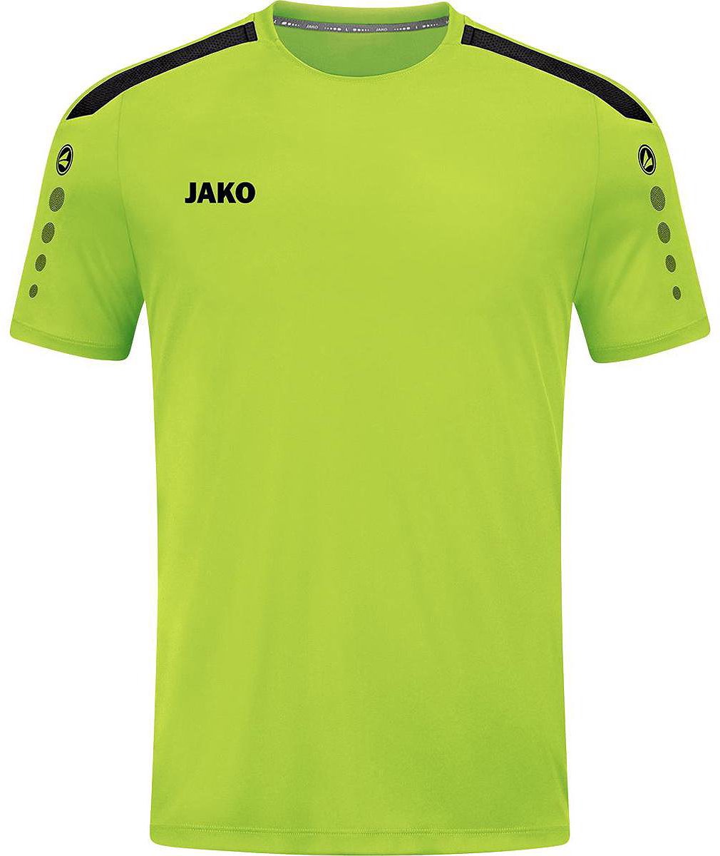 JAKO Shirt Power Korte Mouw Fluogroen Maat S