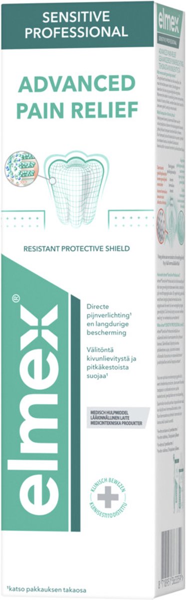 Elmex Tandpasta Sensitive Professional - 6 x 75 ml - Voordeelverpakking