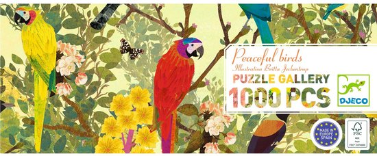 Peaceful birds - puzzel van 1000 stukjes - Panorama van Merkloos — afbeelding 5
