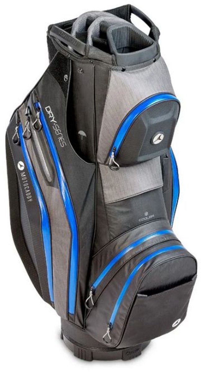 Motocaddy Cartbag Dry Series Zwart Blauw 2026 van Motocaddy — afbeelding 2