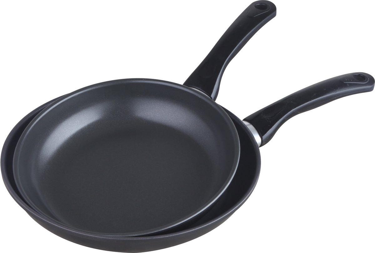 Haute Cuisine Blackwell Pannenset 2-delig – Ø24/28 cm – Geëmailleerd staal – Alle vuren – PFOA-vrij