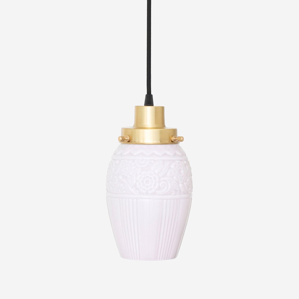 Hanglamp aan snoer Flower Yard Blush 20's Messing - Art Deco Trade