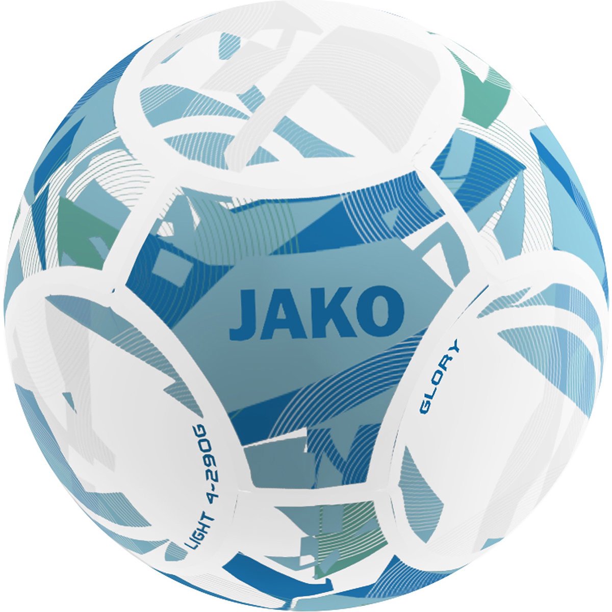JAKO - lightball animal glory 290g - Voetbal - Wit, blauw