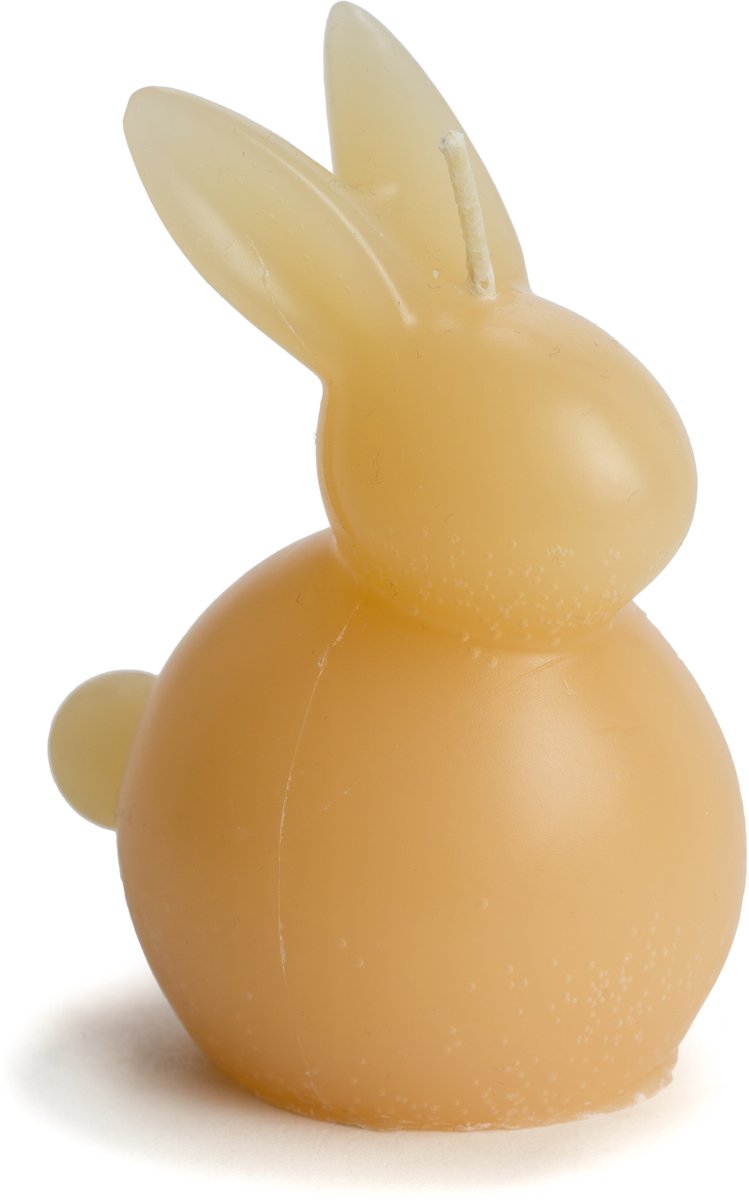 Rustik Lys - Pasen - Bunny - Ø7x5,5x9,2 cm - Apricot