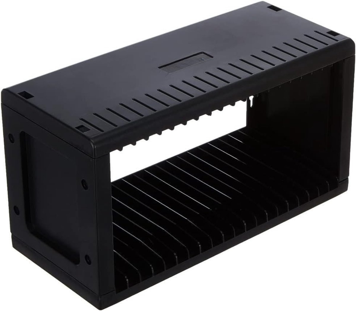 SAVI® Cd Opbergdoos - Cd Opbergsysteem - Cd Koffer - Zwart - 32cm x 14cm x 6cm