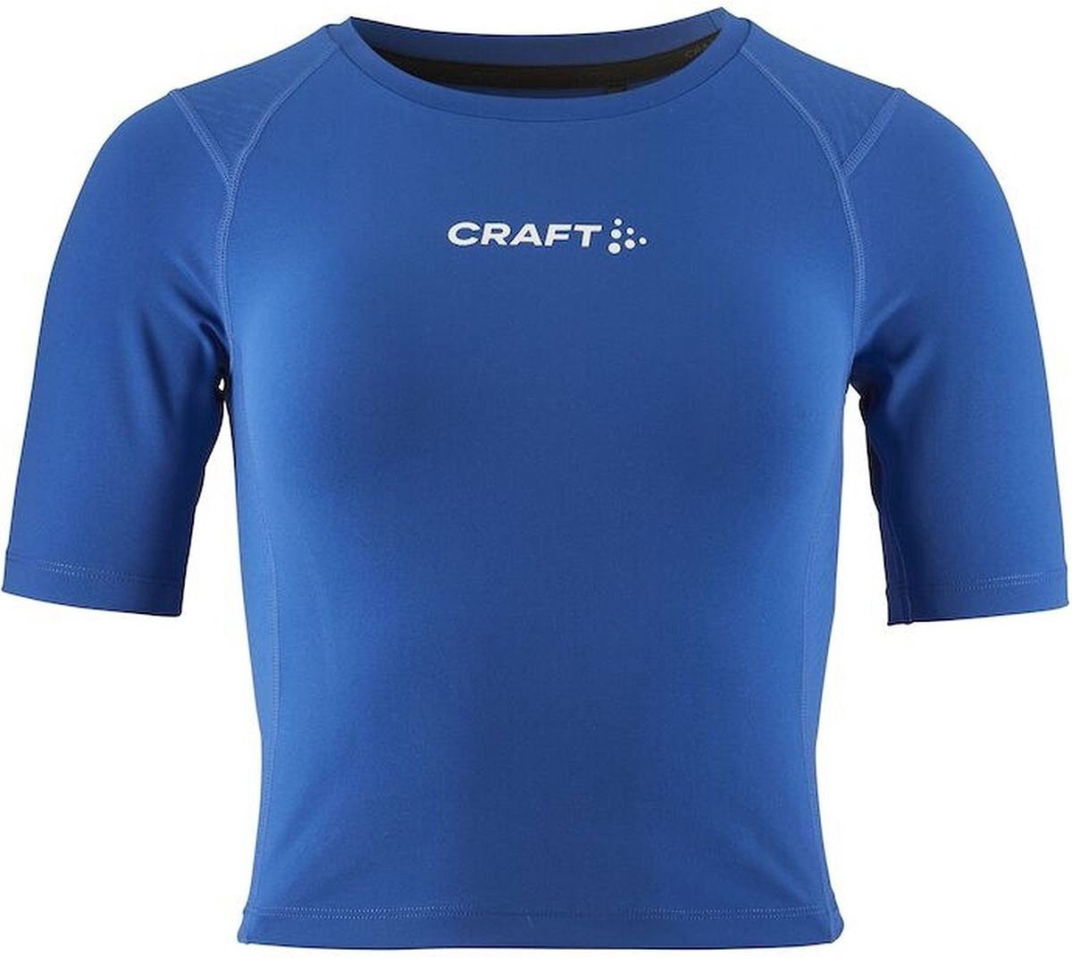 Craft Rush 2.0 Crop Top Dames - Royal | Maat: S