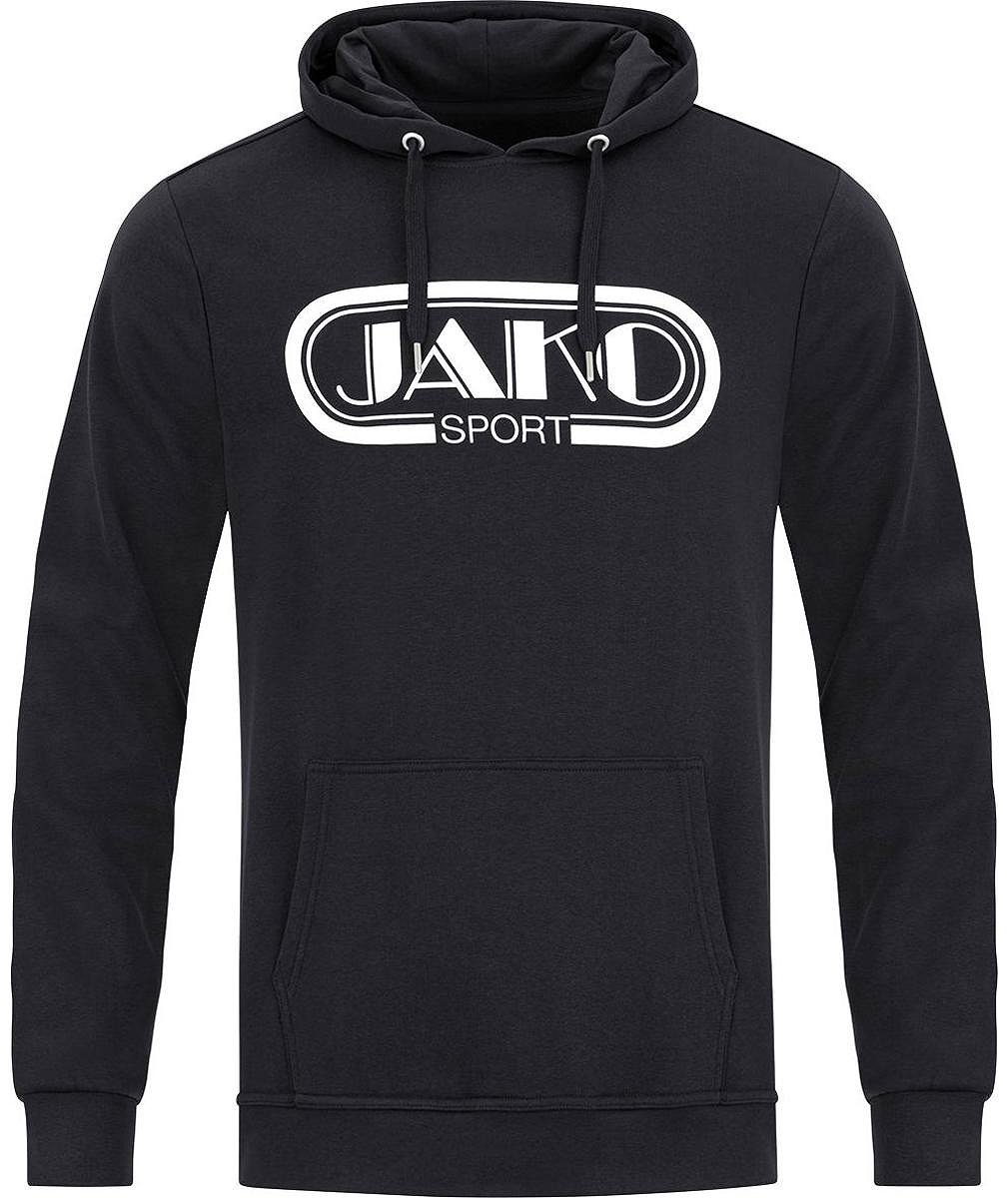 Jako Retro Sweater Met Kap Heren - Zwart | Maat: XXL