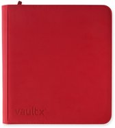 Vault X 12-Pocket Exo-Tec® Zip Binder - Verzamelmap - 480 Kaarten/Rood
