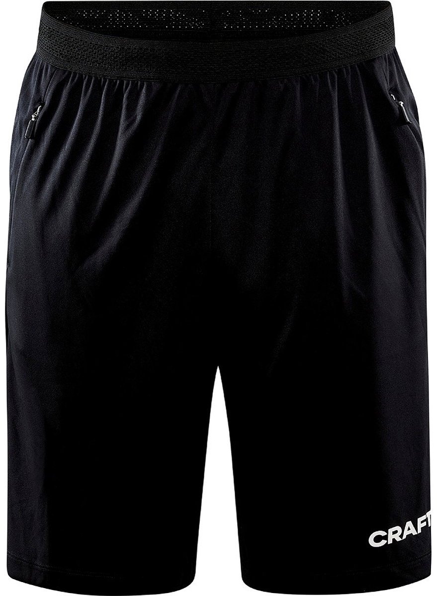 Craft Evolve Zip Pocket Short Heren - Zwart | Maat: XL