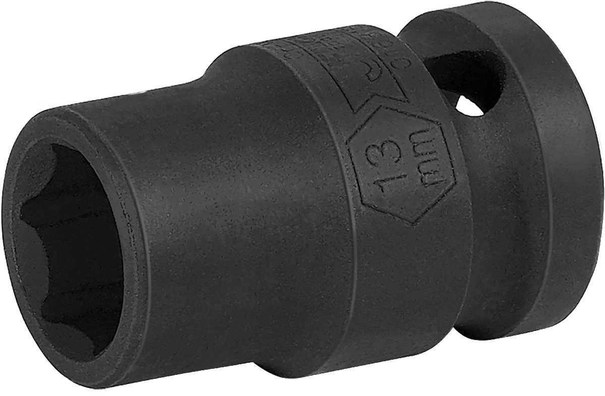 Jetech 13mm Slagdoppen - 1/2" - 6-punts - Cr-Mo staal