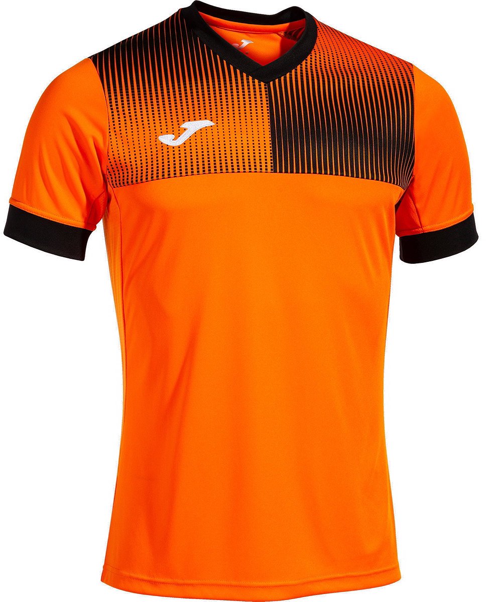 Joma Eco Supernova Shirt Korte Mouw Heren - Orange / Zwart | Maat: M