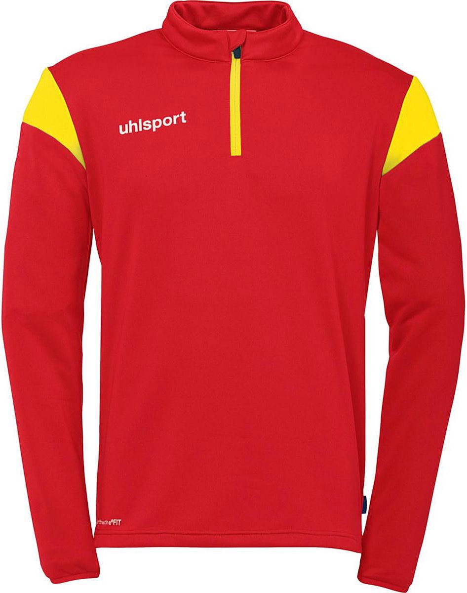Uhlsport Squad 27 Ziptop Heren - Rood / Geel | Maat: M