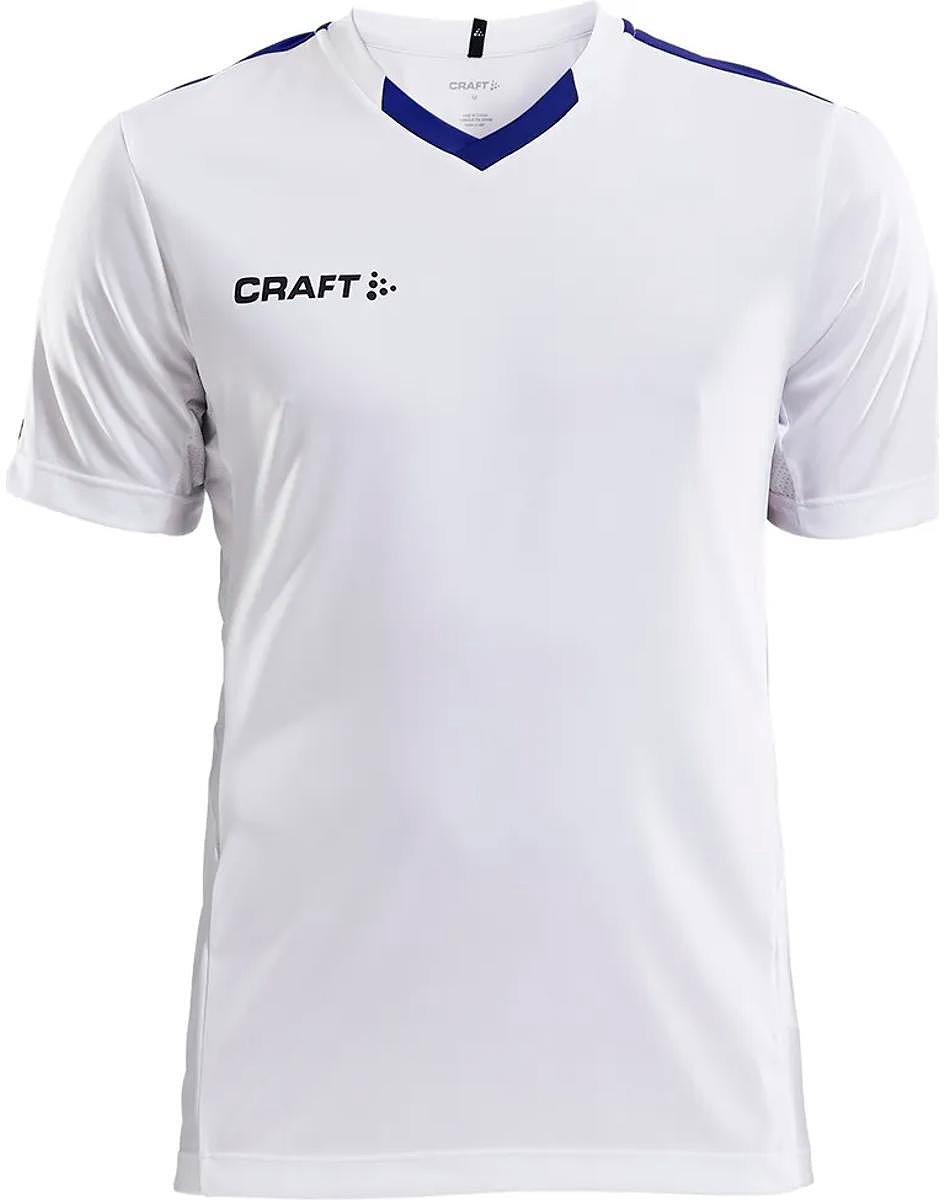 Craft Progress Jersey Contrast M 1905561 - White/Club Cobolt - XXL