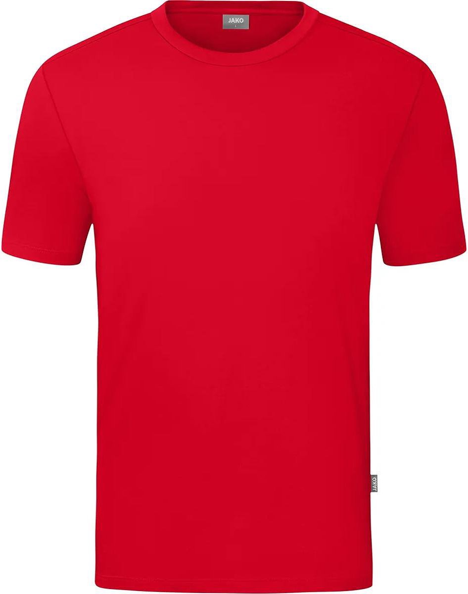 Jako Organic Stretch-T-Shirt Heren - Rood | Maat: M