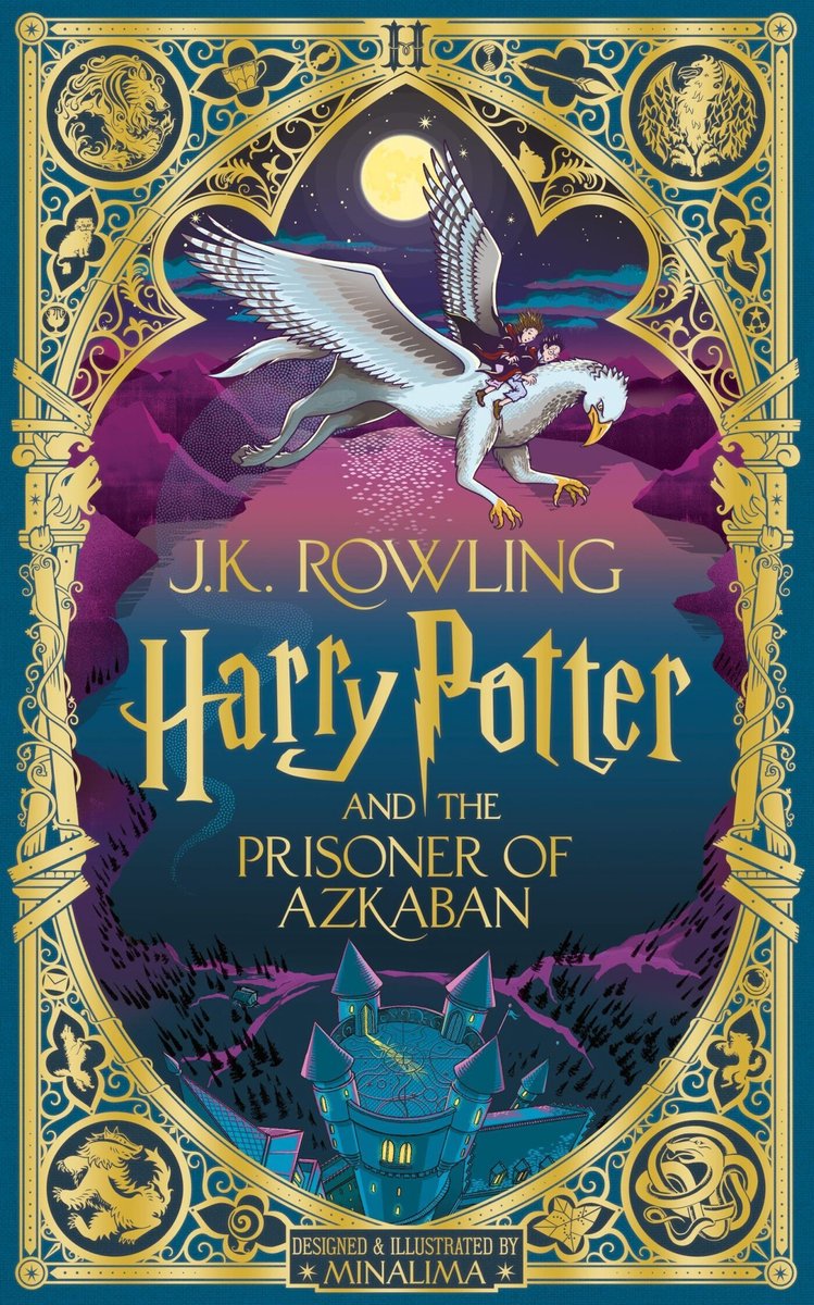 Omslag van Harry Potter and the Prisoner of Azkaban - (Book 3) (Minalima Edition) (Interactive Illustrated Edition)