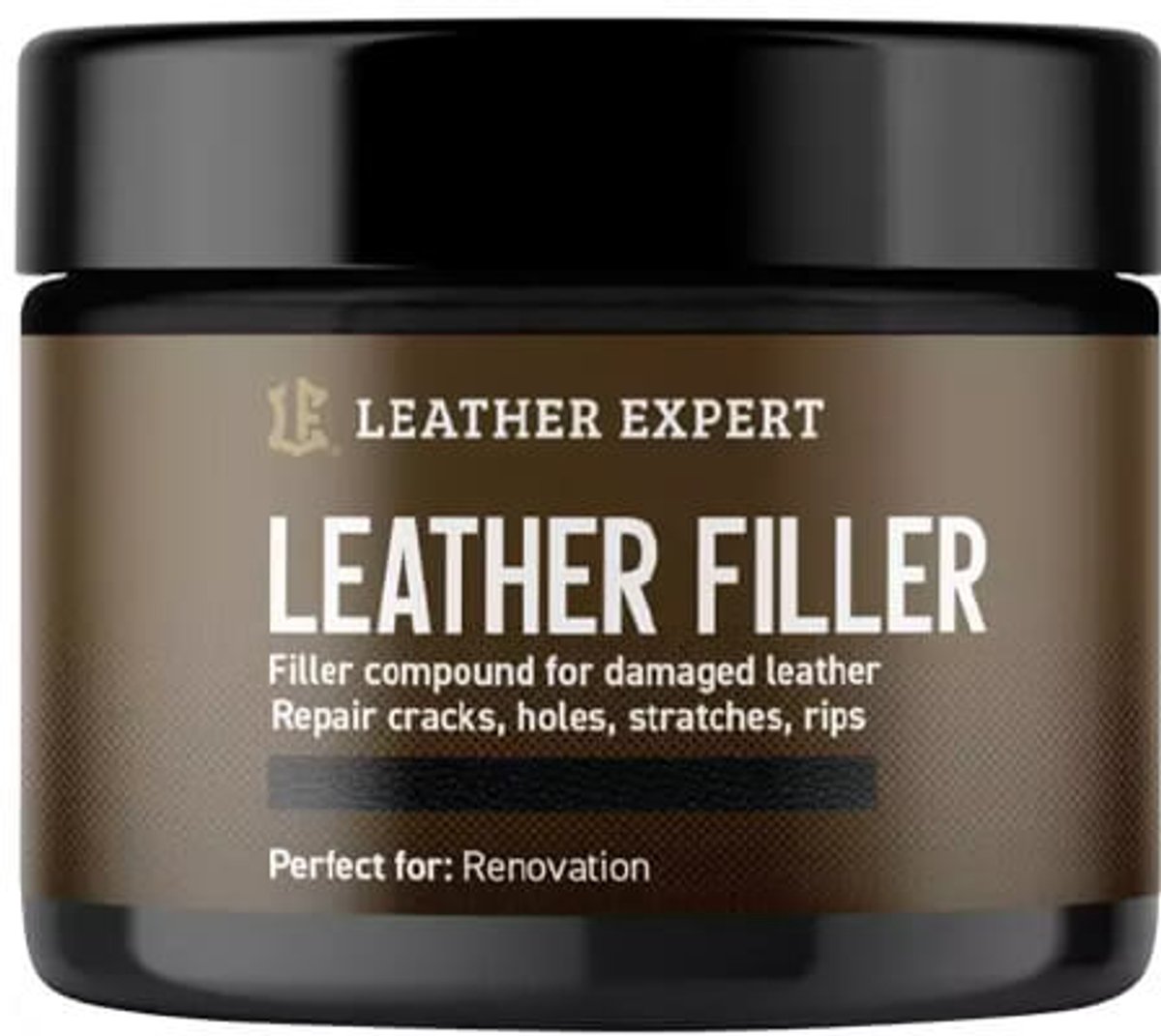 LEATHER EXPERT LEATHER FILLER LEDER PLAMUUR ZWART 50ML