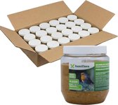 Famiflora vogelpindakaas voor tuinvogels natural 24x 350GR - Pindakaas voor vogels - Geschikt voor alle tuinvogels - Voeder het hele jaar door