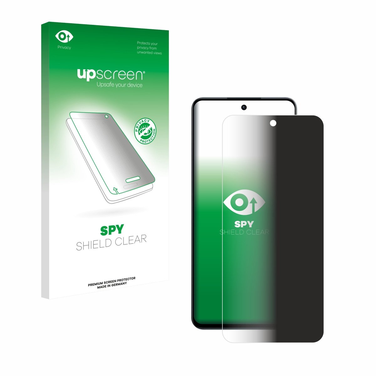upscreen - privacy screenprotector voor realme P3x - Folie Beschermfolie Blauwlichtfilter