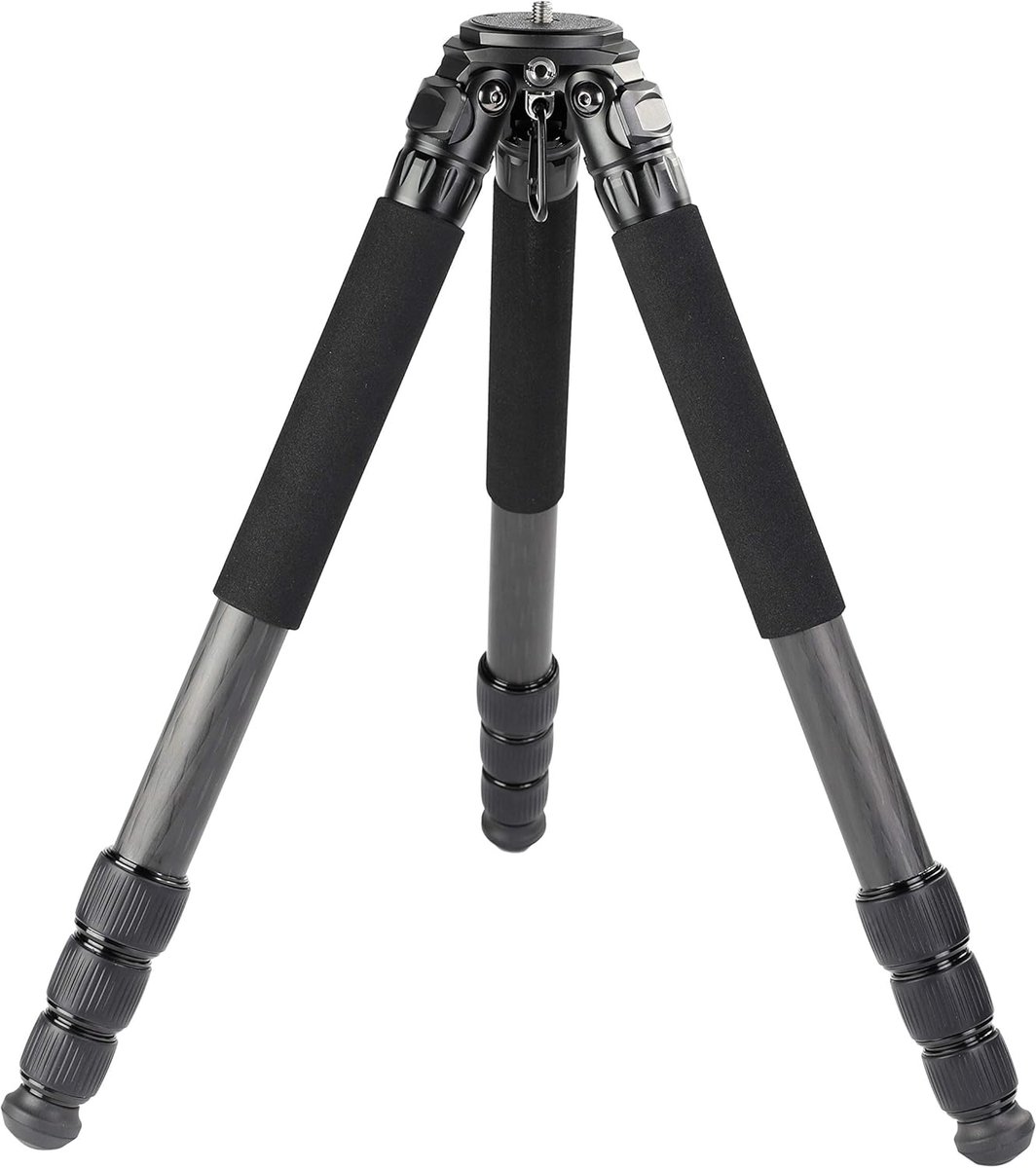 Koolstofvezel Statief - Reisstatief Camera - Stabiele Foto's - Ruimtebesparend Ontwerp - 137 cm Hoog
