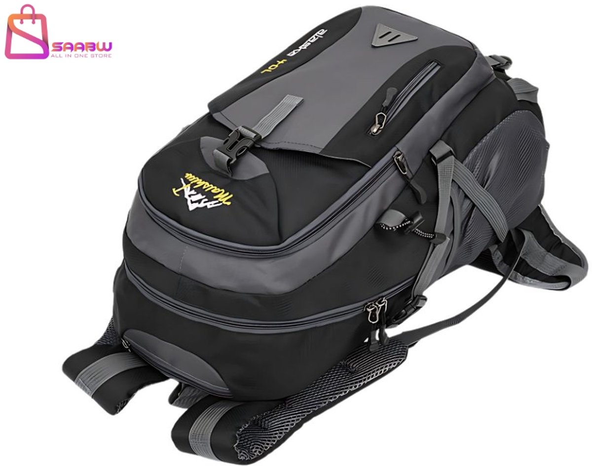 SAABW Rugzak 40L – Zwarte Hiking backpack organizer – Waterafstotend rugzakken – rugzak dames – trekrugzak – rugzak heren – Outdoor, Reizen & Kamperen – 76171