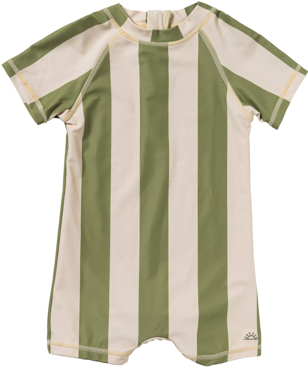 Wide Stripe | Shortsleeve Swimsuit