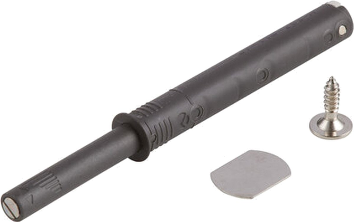 K-PUSH druksnapper met magneet 37 mm antraciet