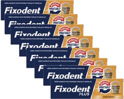 Fixodent Plus Dual Power Premium Kleefpasta - 8 x 40 gram - Voordeelpakket