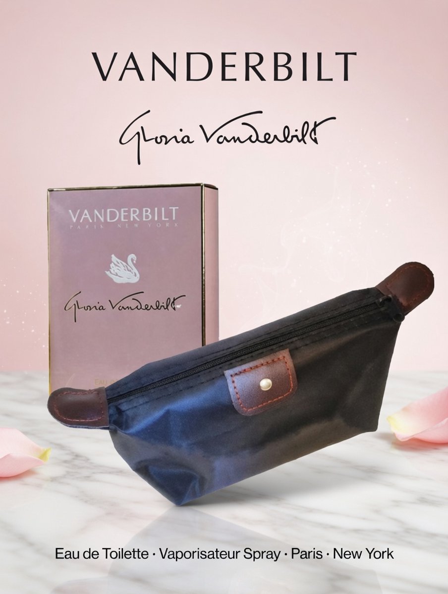 Gloria vanderBilt Edt 100ml in een toilettasje