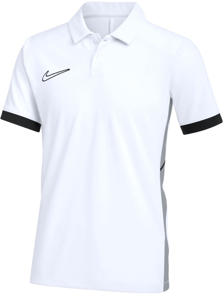 Nike Team T-shirt Kinderen Dri-FIT Academy Poloshirt Wit - Maat XS