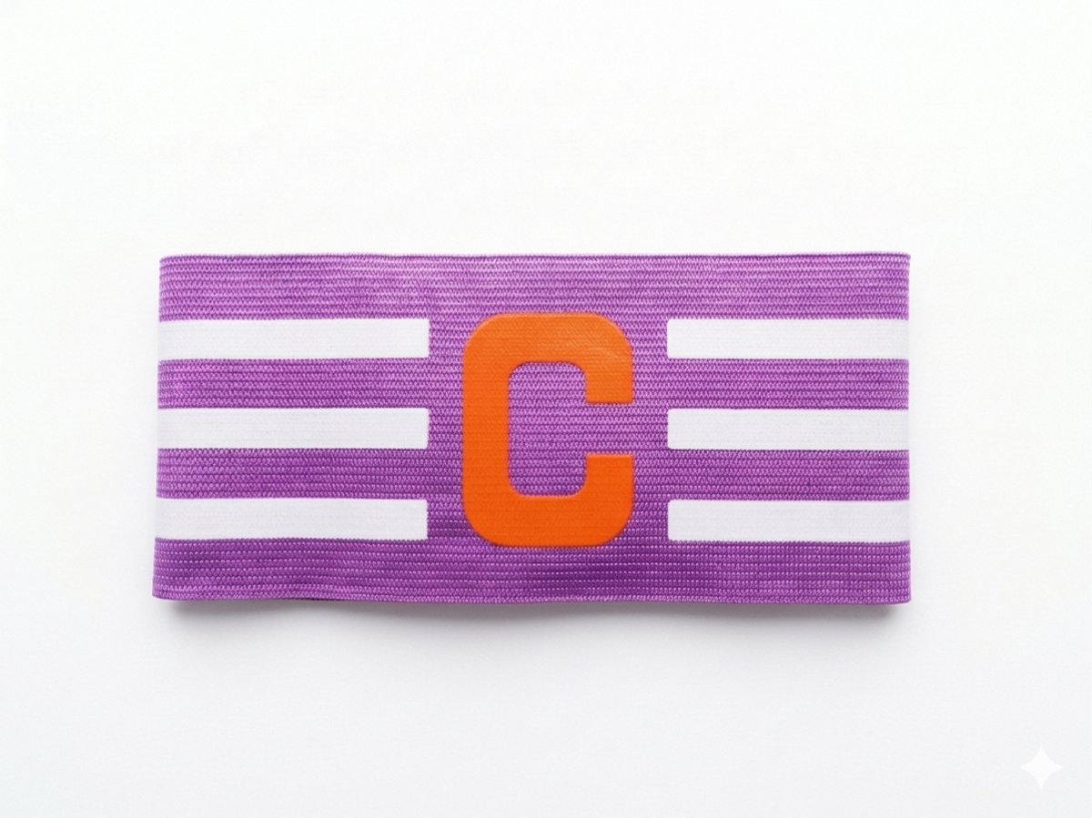 Quality Trade - Aanvoerdersband - Elastisch - Verstelbaar met klittenband - Junior en Volwassenen - Meerdere kleuren - Sport - Voetbal - Hockey - Unisex