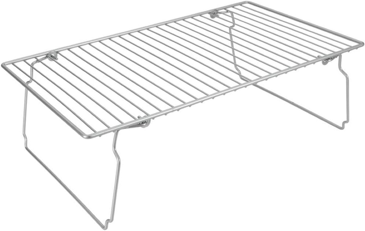 Keukenrek - Opbergrek - Keuken Organiseren - Polytherm Coating - 47 x 20 cm - Edelstaal